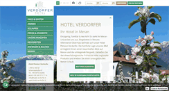 Desktop Screenshot of hotel-verdorfer.it